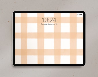 Fall Pumpkin Ipad Wallpaper Orange Aesthetic Tablet Background Autumn Wallpaper | Instant Download