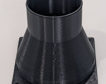 Wind simulation fan attachment - 3-inch round top. Fan shroud