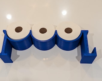 POOL Toilet Paper Rack – Wall-Mounted Bathroom Organizer | Fun Bathroom Decor - one piece, seamless
