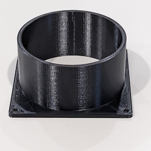 ASIC 140mm X 140mm to 5 inch round for ducting attachments