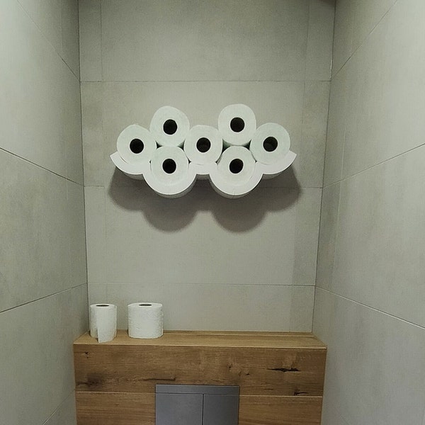 Toilet Paper Wall Shelf - Cloud