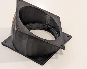 Rotating Base - Angled PC Fan Bracket:  120mm / 140mm, Multiple Angles