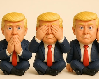 Trump See no evil, hear no evil, hea