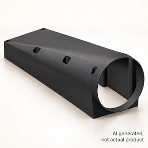 Triple 140mm Fan Side Vent – 5/6 Inch Hose or Bracket Outlet (3D Printed)