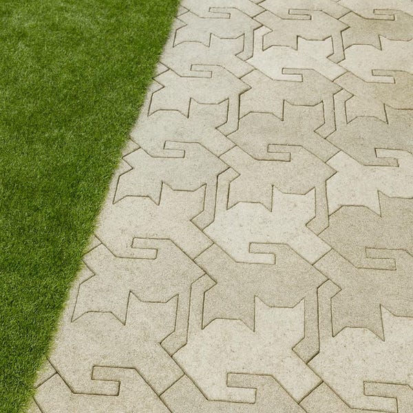 Cat Concrete Paver Mold: 3D Printed Garden Stepping Stone Form