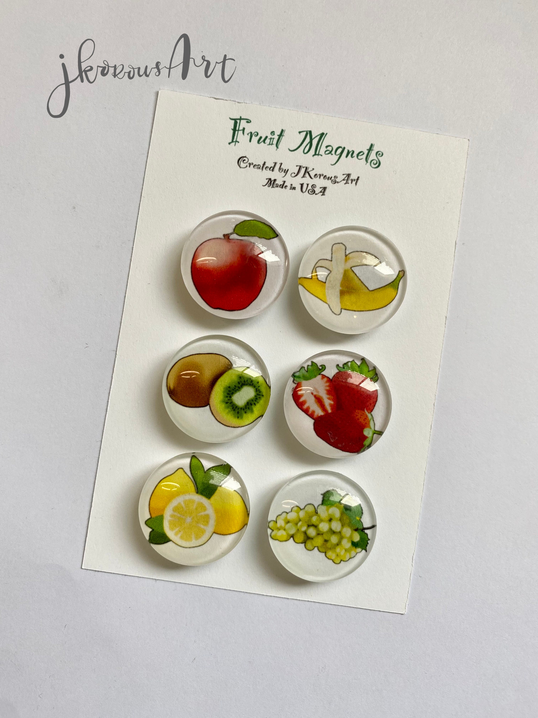 Fruit Fridge Food 1 inch round Etsy