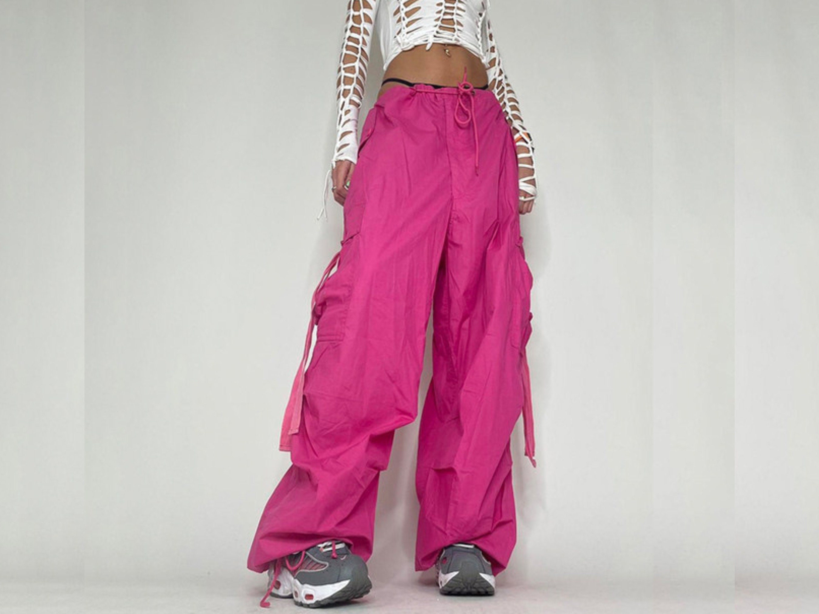 PacSun Pink Baggy Cargo Pants  PacSun