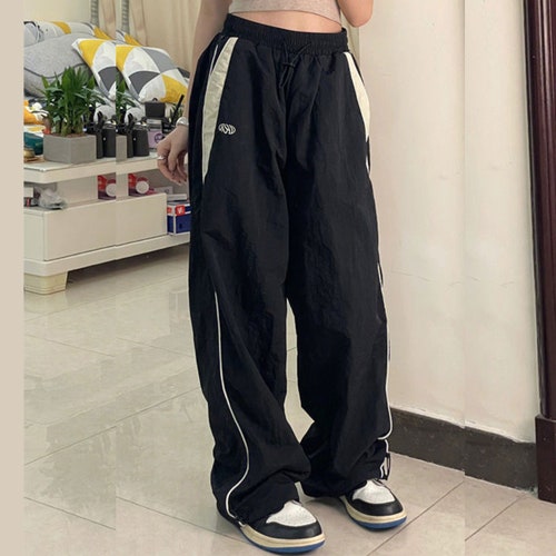 Casual Striped Baggy Pants Track Pants