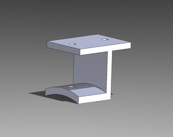 Archivo STL de suspensión de auriculares debajo del escritorio para impresión 3D