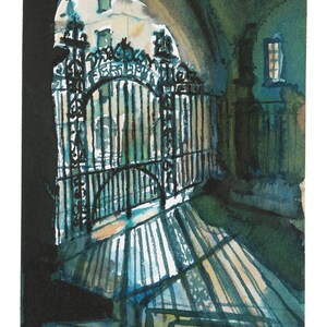 Cambridge print: Under Haddon Library