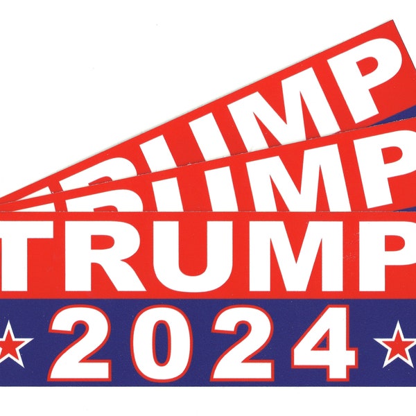 Trump 2024 Bumper Sticker Etsy