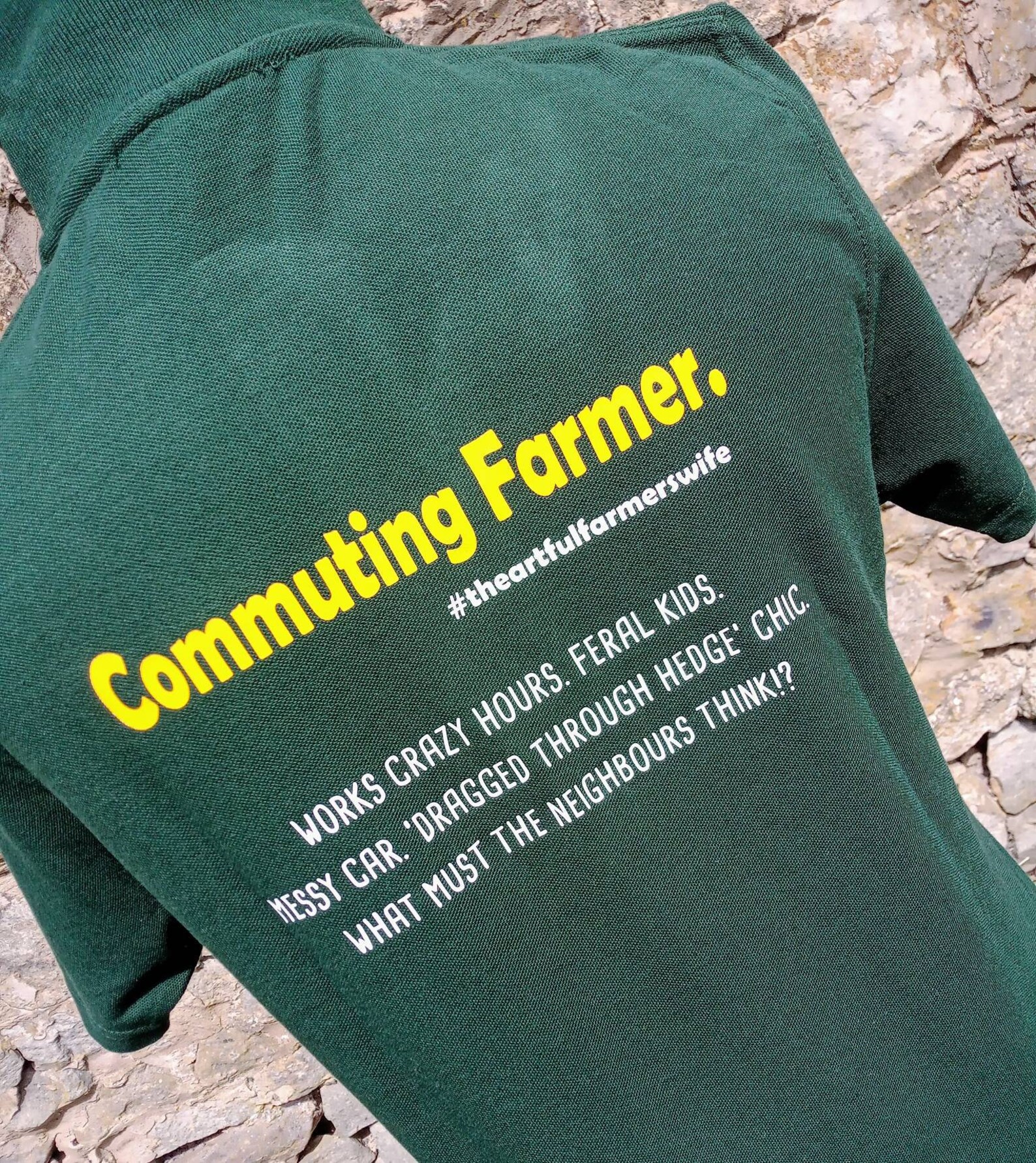 Commuting Farmer. Polo TShirt Etsy