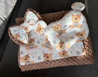 Baby  gift, baby blanket, set for baby comfort