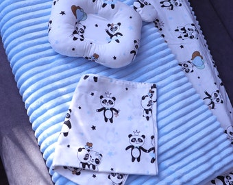 Baby Comfort Set, baby boy blanket,blue blanket for boy,Cozy Boys' Plush Blanket