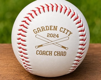 Personalized Engraved Baseball Coach Gift Custom Baseball Team Gift End of Season Gift Baseball Coach Thank You Gift