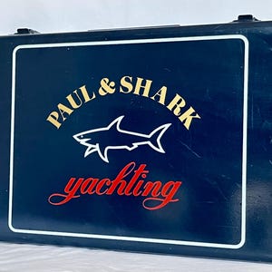 Porte-documents en acier vintage des années 1990 Paul&SHARK yachting