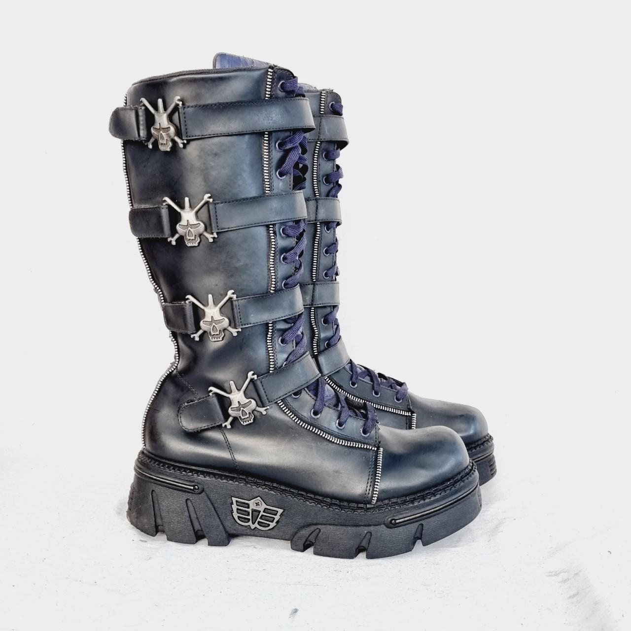 Cyber goth boots hot sale