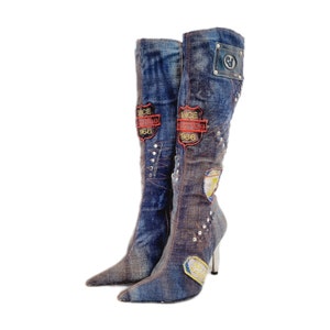 EU 38 / UK 5 El Dantes Black and Khaki Studded Pocket EU 38 / UK 5 El Dantes Black and Khaki Studded Pocket