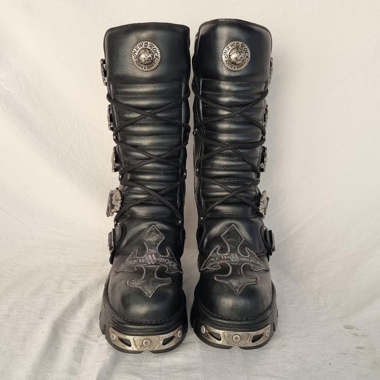 靴 00s archive lace up boots skull rock uk6 71oGljrfz9L