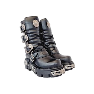 NEWROCK ハイカット ヴィンテージ　ブーツ Vintage new rock boots - Etsy 日本