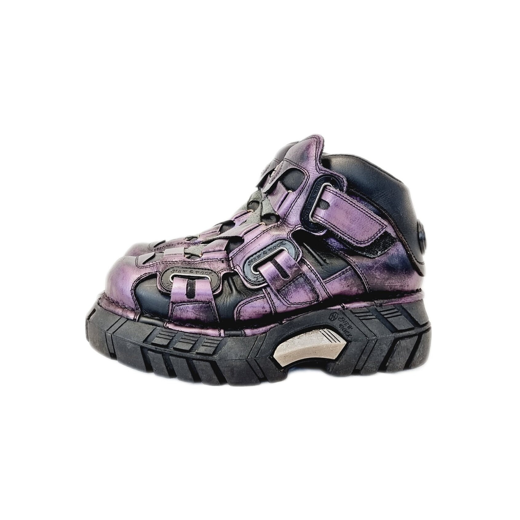 New Rock Boots Mit Klettverschluss Herren EU 38 UK New Rock Boots