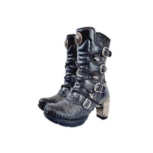 New Rock Boots 37 - Etsy