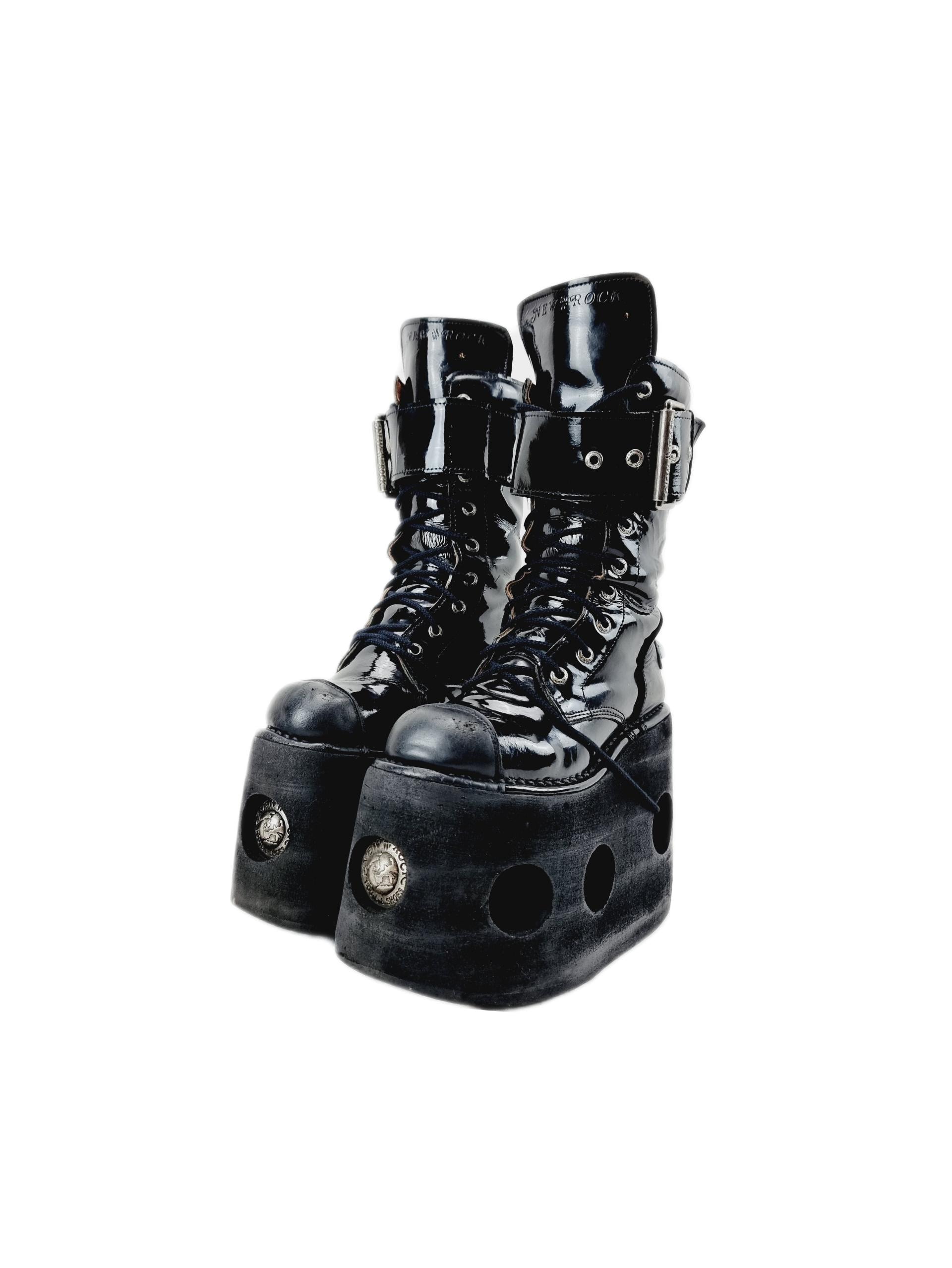 New Rock Boots Eu 37 - Etsy