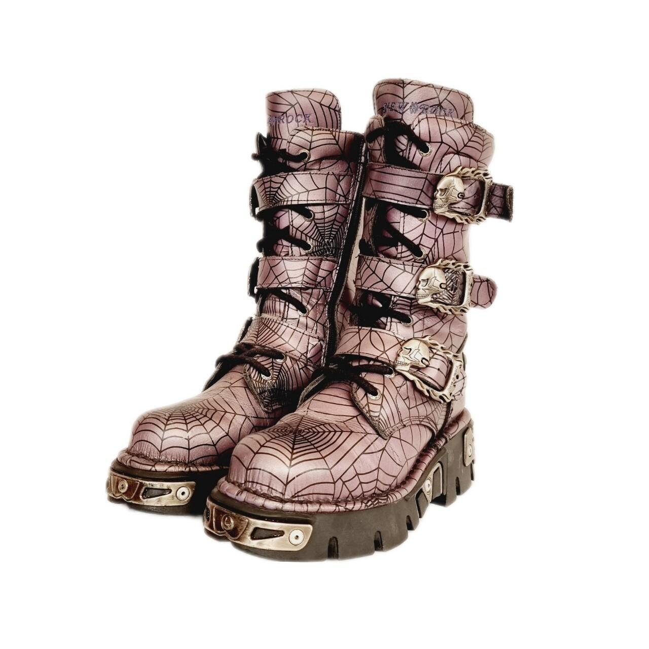 靴 New Rock boots 90s Vintage 90s very rare New Rock shoes. Platform and | Depop