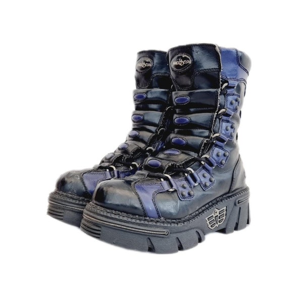 EU 39 / UK 6 Madfish Boots - Vegan Cyber Goth Eco Goth 90s Platform Footwear