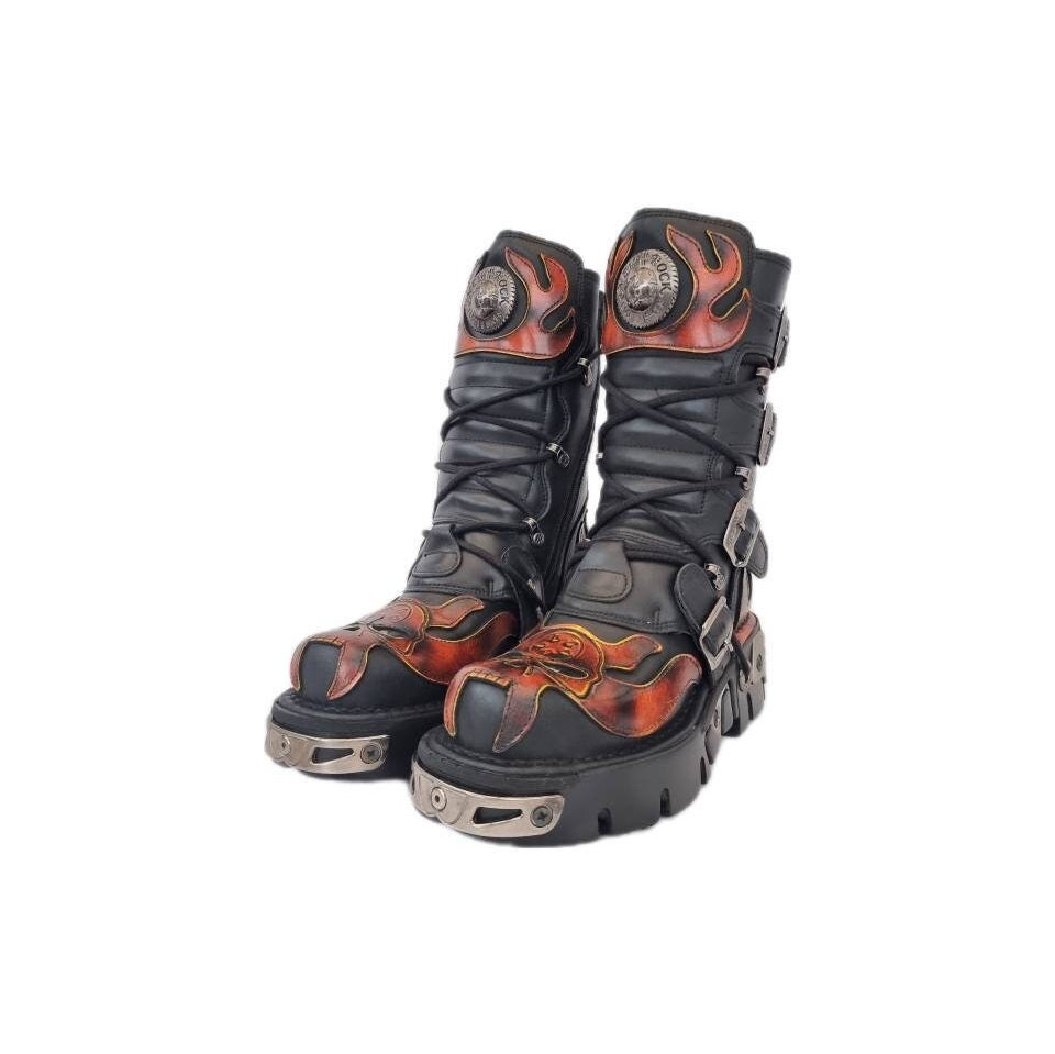 Stivali new rock fiamme clearance