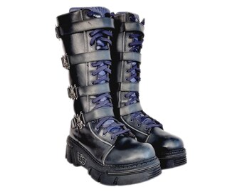 EU 47 / UK 12 Madfish Boots 90s Y2K Madfish Mad Fish Boots Shoes Cyber Goth Punk