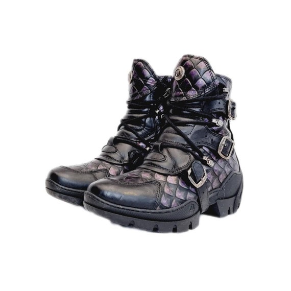 New rock ankle boots uk hot sale