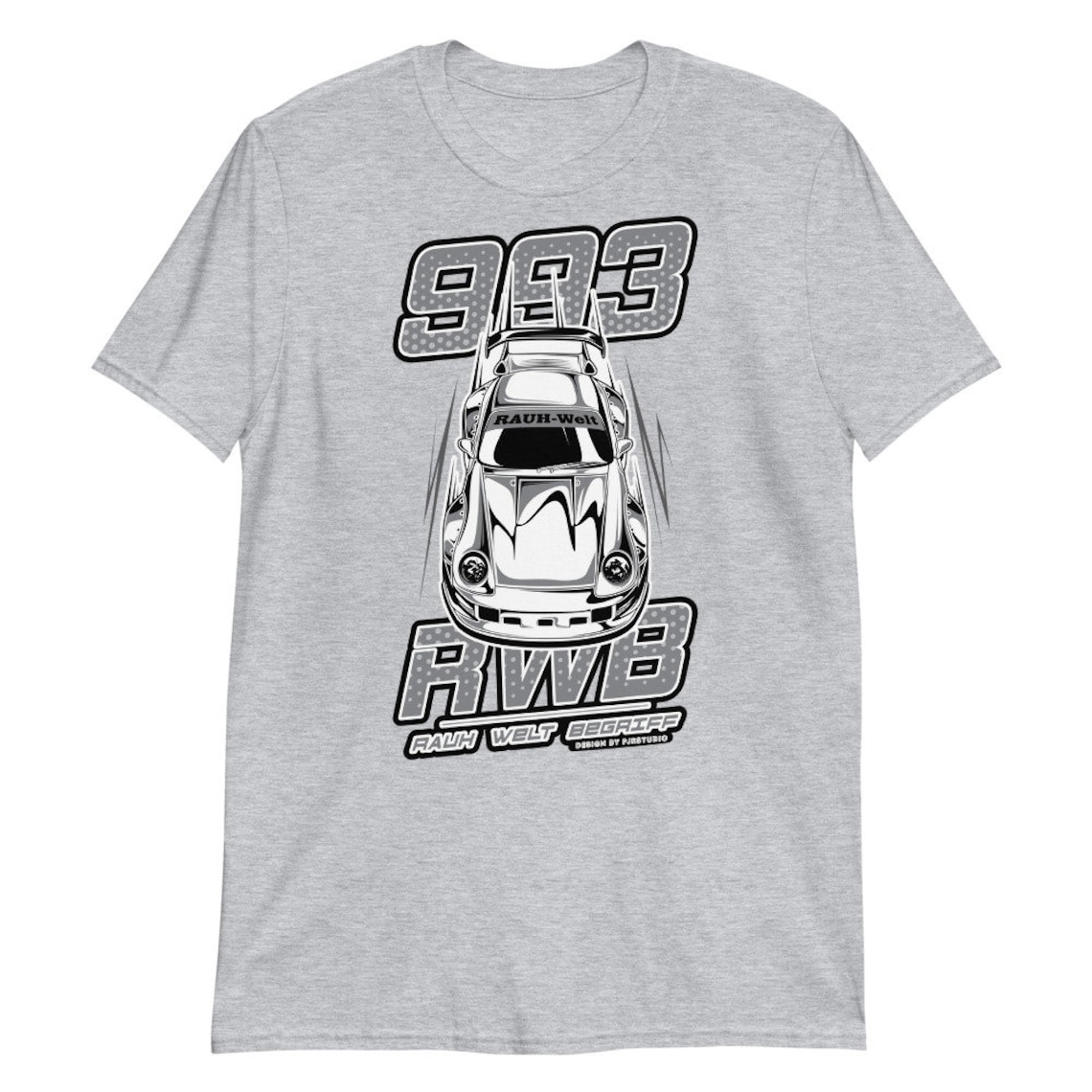 Unisex T-Shirt Porsche 993 RWB racing shirt car shirt | Etsy