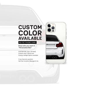 iPhone Case | BMW M2 F87 (BACK) | phone case, gift, phone accessary, car lover, car guy, best gift, bmw phone case, usdm, Iphonecase