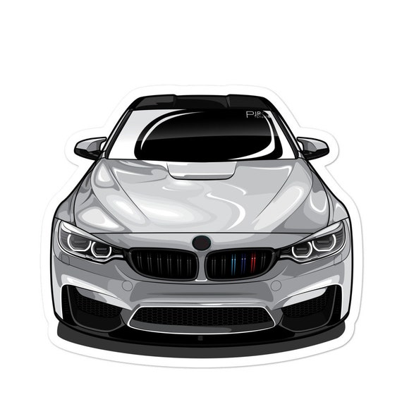 Bubble-free Stickers BMW M4 E90 Car Sticker, Car Lover, Best Gift