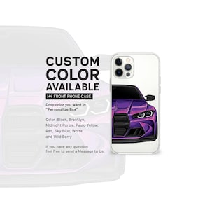 Coque iPhone | BMW M3 G80 M4 G82 (AVANT) | étui pour téléphone, cadeau, complice pour téléphone, amateur de voitures, gars de la voiture, meilleur cadeau, étui pour téléphone bmw, usdm, étui pour iphone