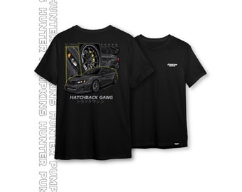 Camiseta Subie Hatchback Gang: regalo para amantes de los coches JDM