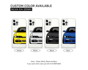 iPhone Case | Silvia S14 Zenki | phone case, gift, phone accessary, car lover, car guy, best gift, Silvia phone case,  jdm, pocket
