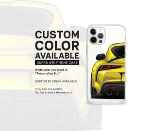 Supra MKV A90 (Rear) iPhone Case: Car Lover Gift