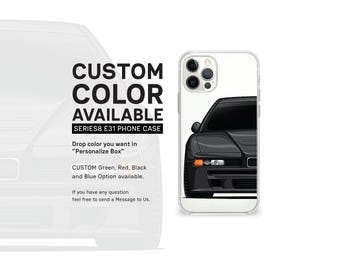 Series8 E31 Car Illustration iPhone Case | Custom Color Available