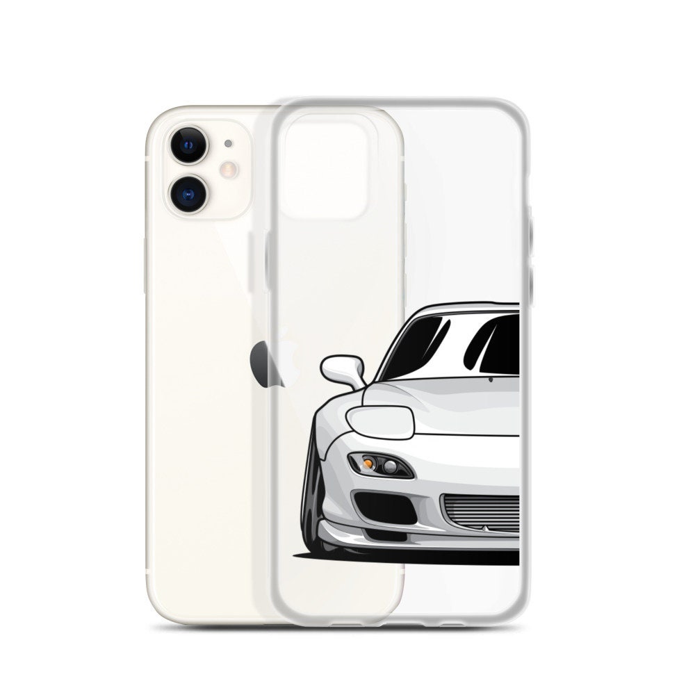 マツダRX-7 FD3S国産本革手帳型iPhoneケース