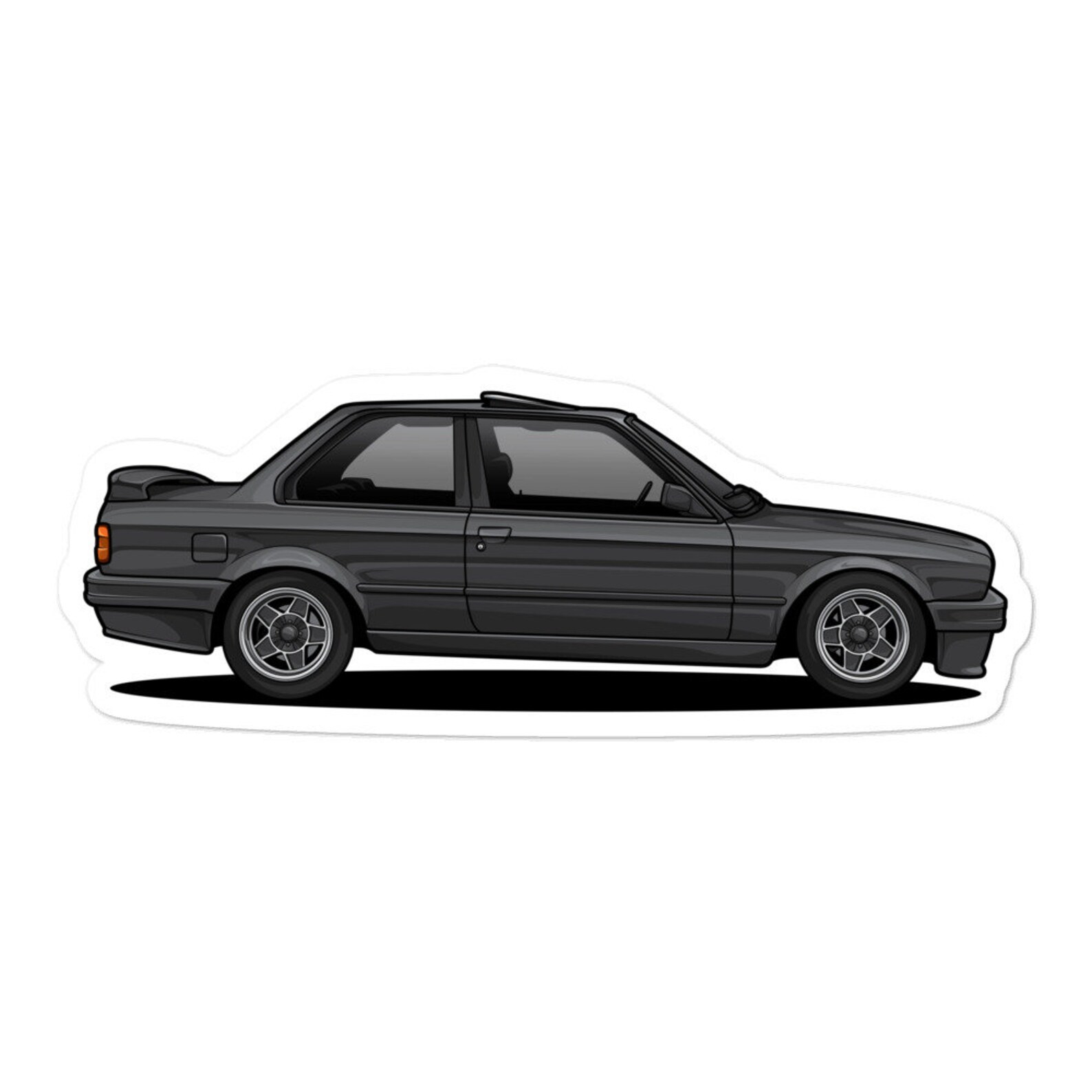 Bubblefree stickers BMW M3 E30 car sticker car lover Etsy