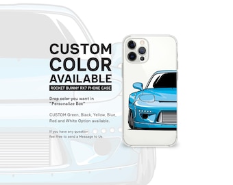 Rocket Bunny RX7 iPhone Case: Car Lover Gift