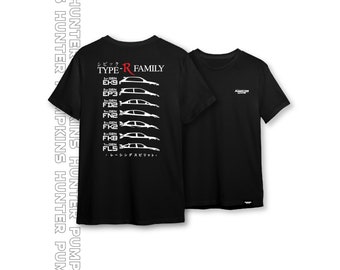 Type R Family T-Shirt | Car Lover Gift, JDM Shirt, Japanese Car Shirt, Vtec, Best gift, Car art, For car lover, Racing shirt