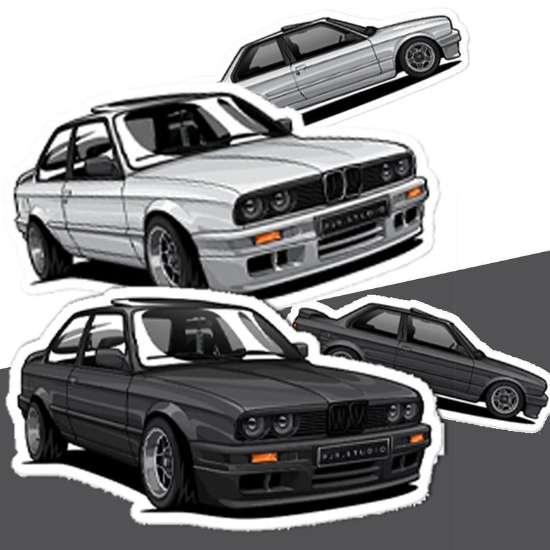 Stickers BMW M3 E30 Car Sticker Car Lover Best Gift Car Etsy Canada