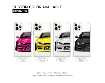 iPhone Case | Silvia S14 Kouki | phone case, gift, phone accessary, car lover, car guy, best gift, Silvia phone case,  jdm, pocket