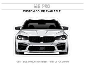 M5 F90 Car Sticker: High Opacity Vinyl Decal