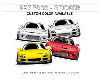 マツダ Rx7 FD3S ステッカー：気泡なし JDM カーデカール - Etsy 日本