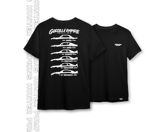 Godzilla Empire GTR T-Shirt | Car Lover Gift, JDM Shirt, Japanese Car Shirt, Vtec, Best gift, Car art, For car lover, Racing shirt