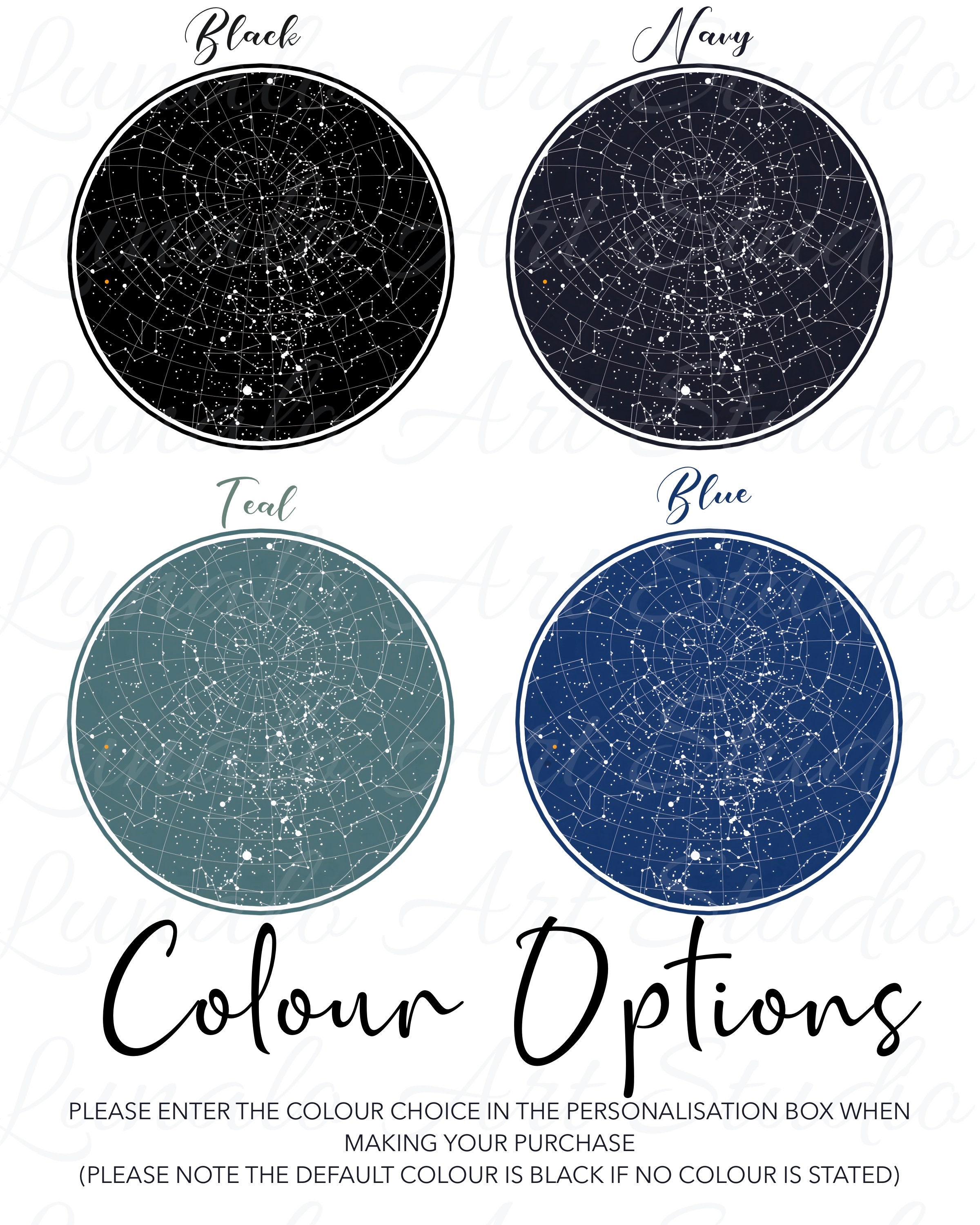 5 Custom Star Map Star Map by Date Constellation Map Astrology Gifts ...